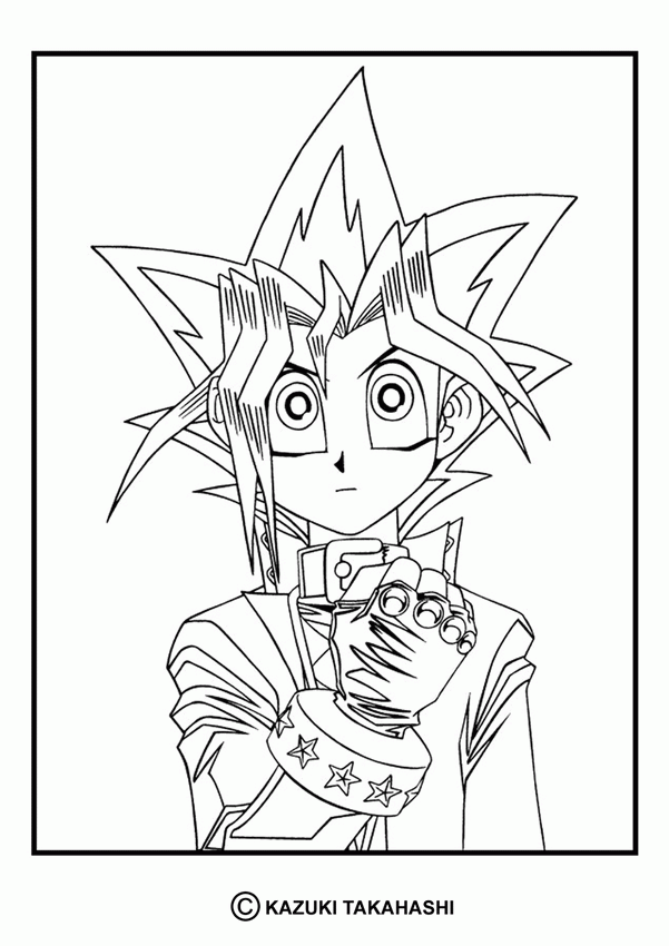 yu-gi-oh coloring pages : 50 free online coloring books 