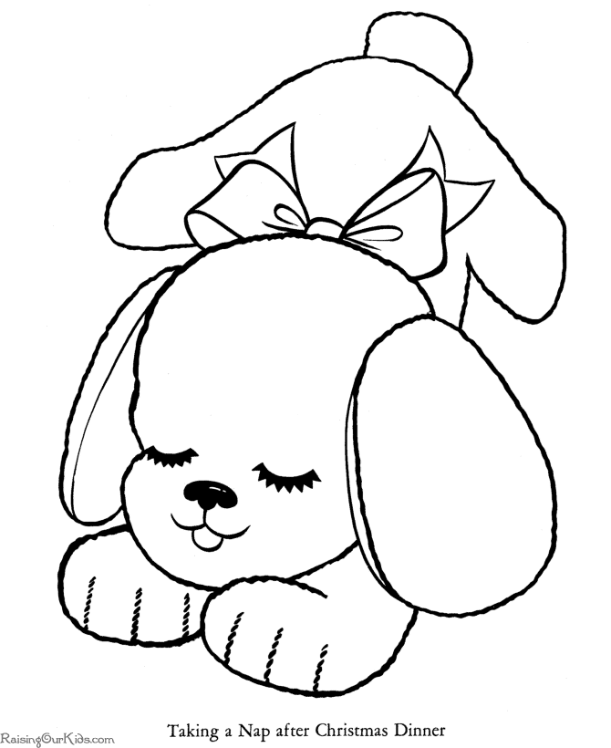 puppy clipart page