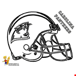Anti-Skull Cracker Football Helmet Coloring Page | NFL Football  
