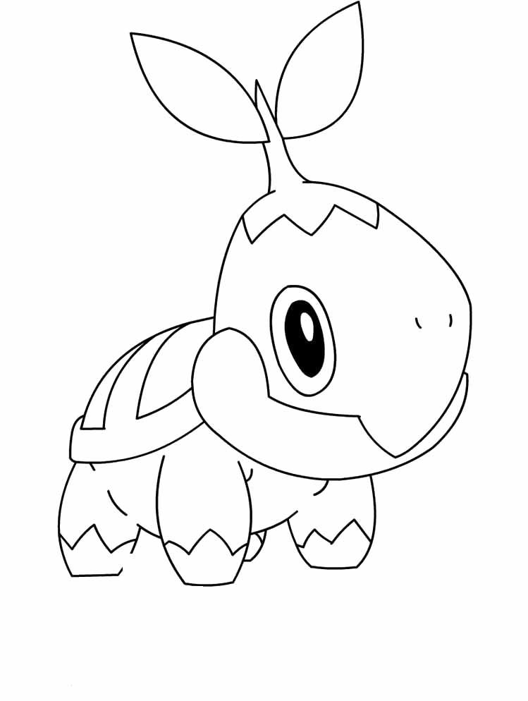 pokemon turtwig coloring page