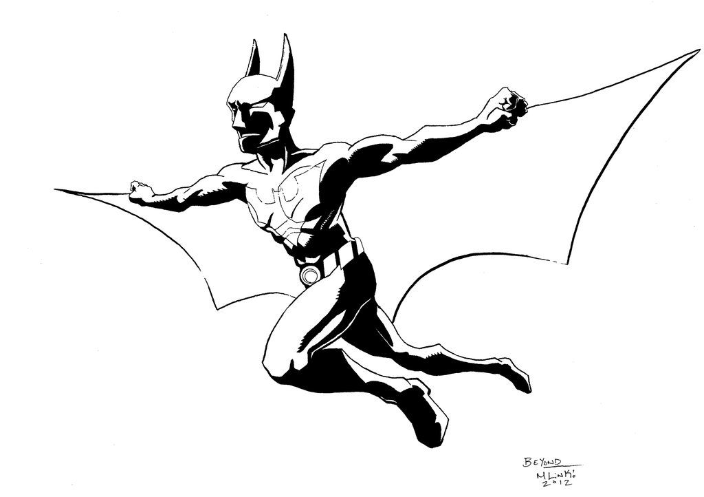 batman beyond :ink: by michaellinkjr on deviantart