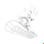 Silver the Hedgehog Coloring Book