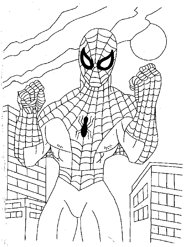 spiderman printable clipart