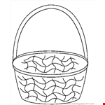 Easter Basket Egg Colourings