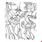 Printable Transformers  Cartoons Coloring Pages  