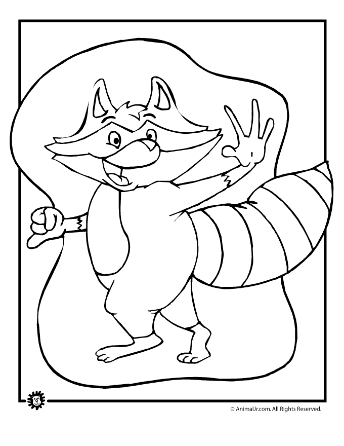woodland forest colouring pages (page 2)