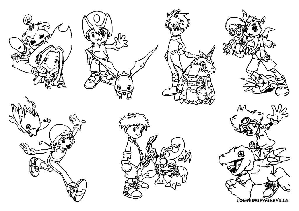 digimon coloring pages - free coloring pages for kidsfree coloring 