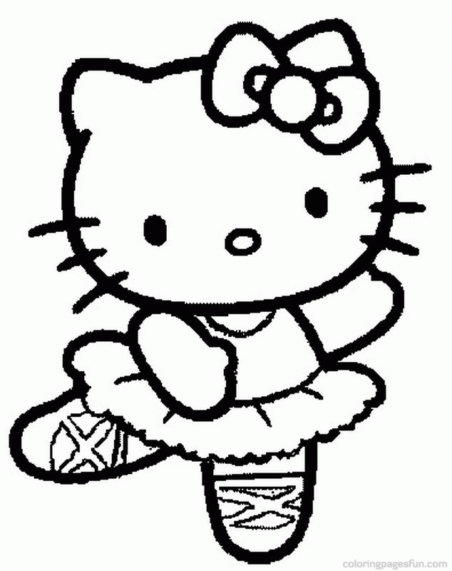 kue ultah hello kitty | drawing and coloring for kids