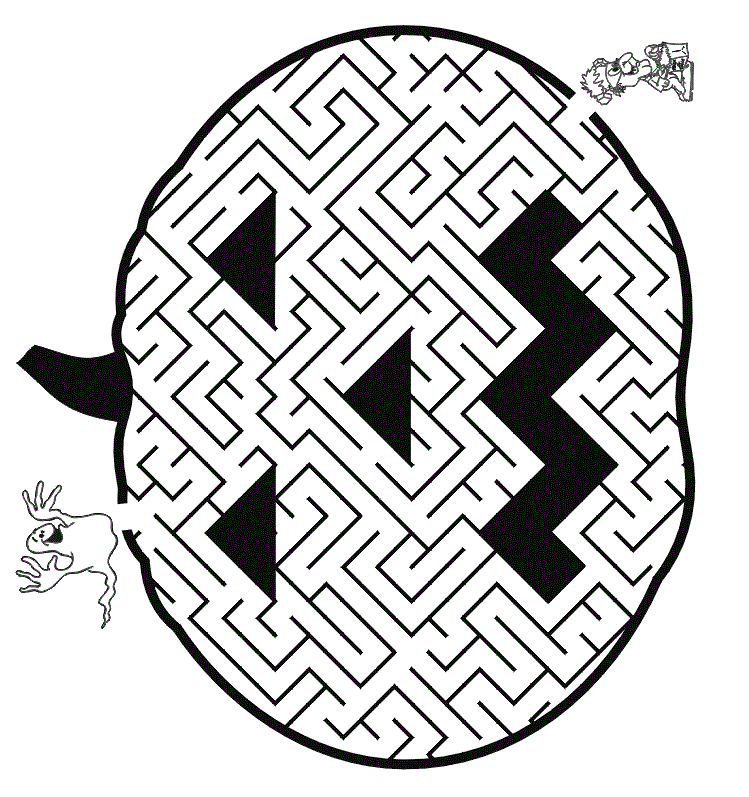 maze | free coloring pages