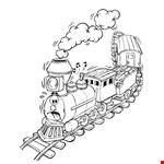 Polar Express Train Coloring Pages  | Free Printable Coloring Pages 
