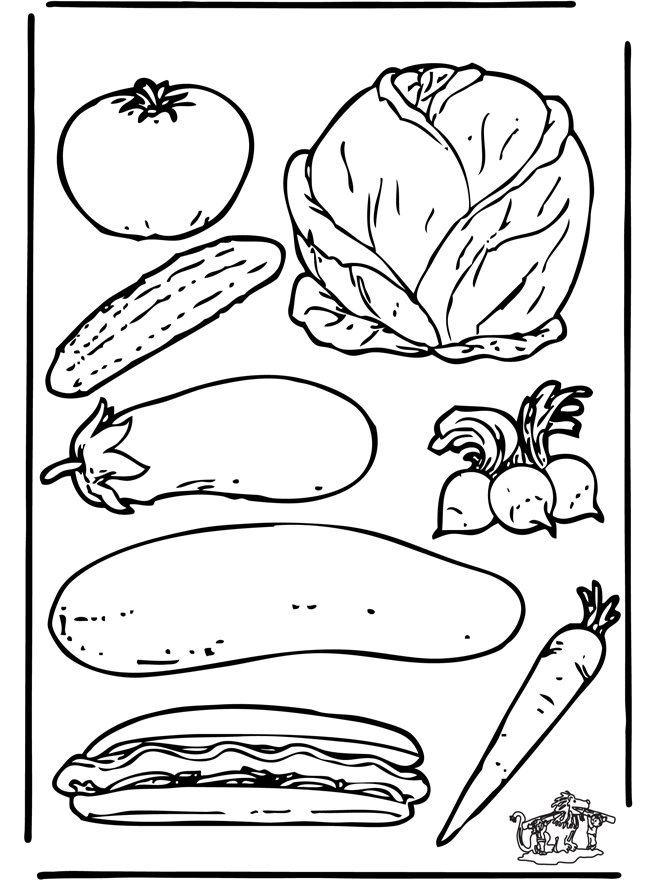 vegetable coloring pages 7 | free printable coloring pages