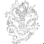 Chinese Dragon Color Clipart