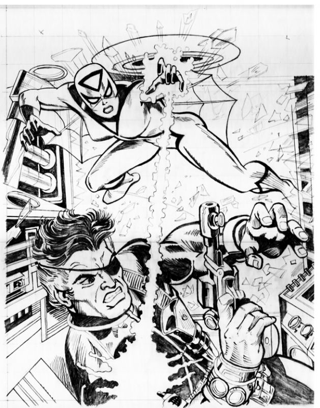 ms32 cover sketch (spider-woman), in josh castellano&#39;s marvel 