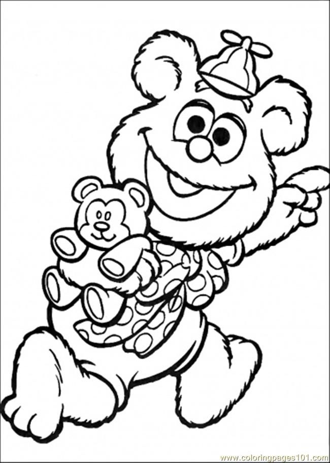 muppet time colouring pages (page 2)