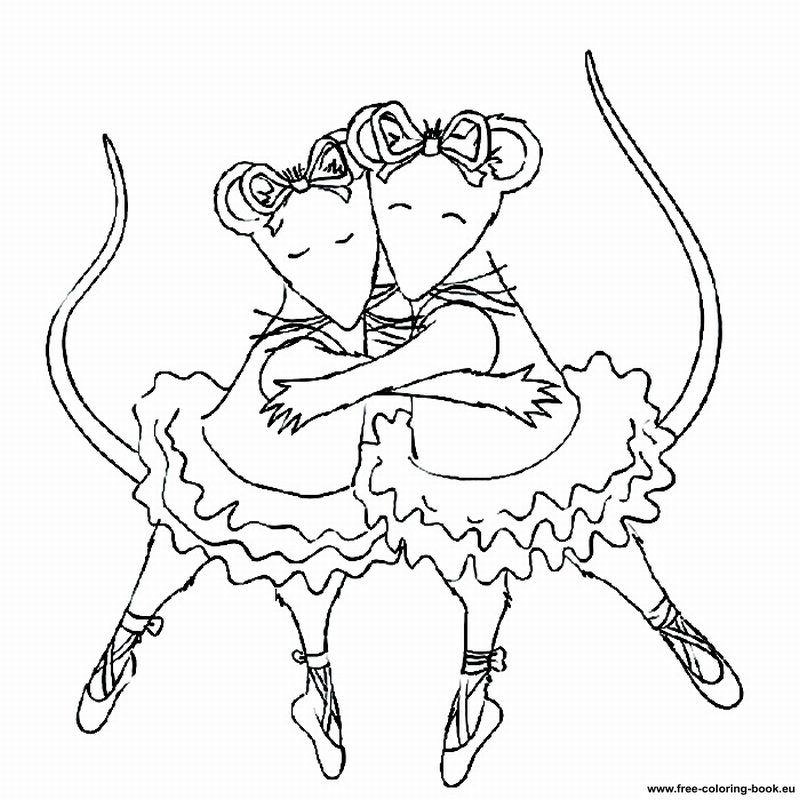 coloring pages angelina ballerina - printable coloring pages online