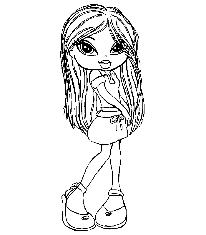 bratz kidz coloring pages 301 | free printable coloring pages