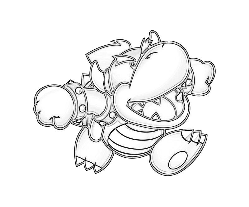 bowser coloring pages