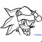 Sonic the Hedgehog Coloring Page