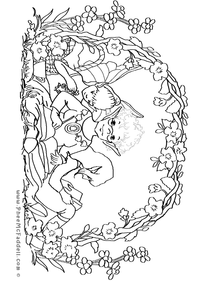 phee&#39;s april journal coloring page