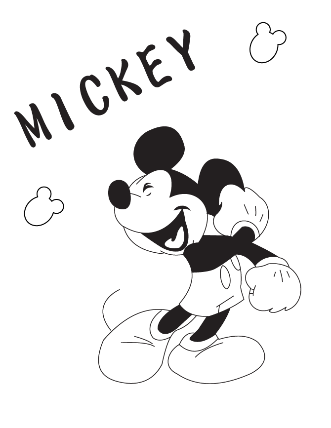 free printable mickey mouse coloring pages | h &amp; m coloring pages