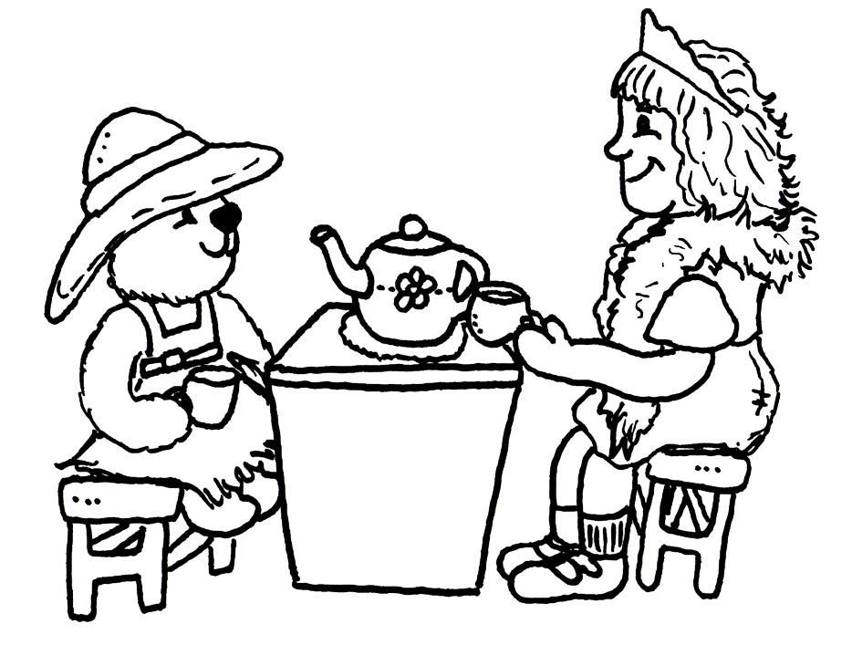 free teddy bear coloring page 6