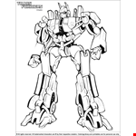 Transformers Coloring Picture 