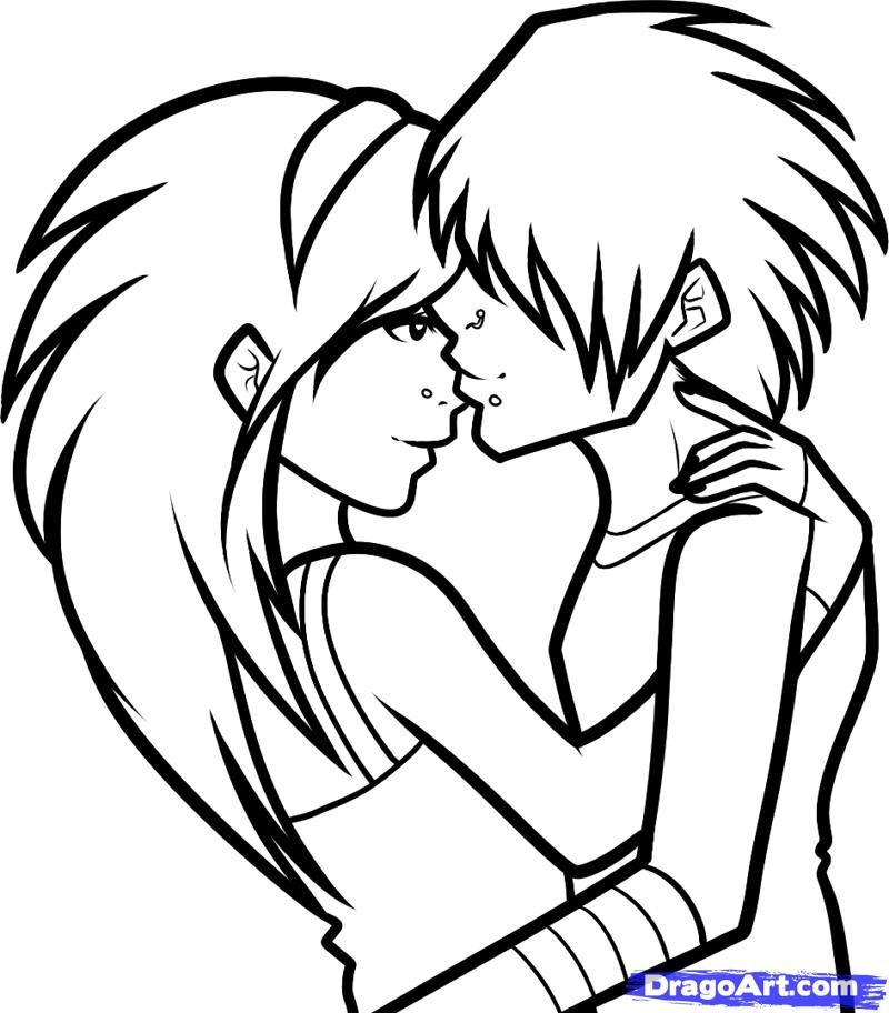 emo love heart drawing colouring pages