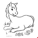 Small Horse Clipart