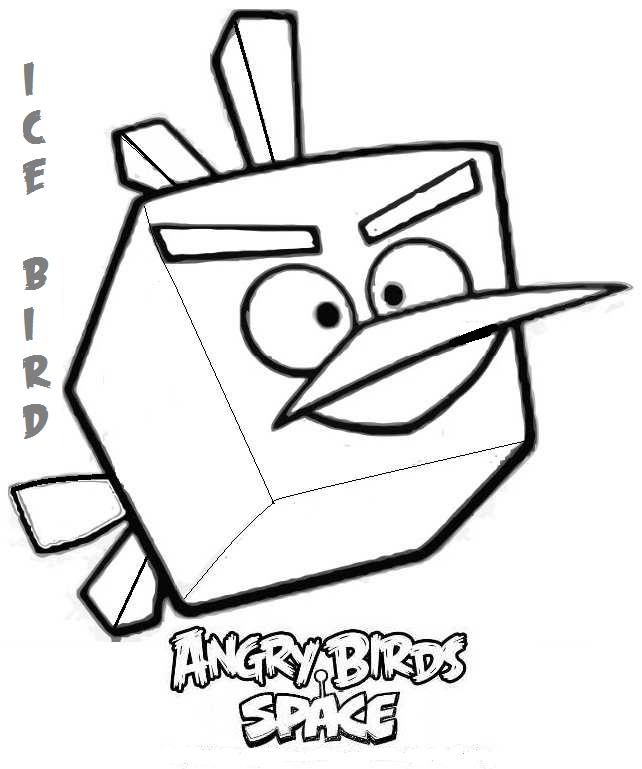 angry birds space pictures of blue bird coloring tattoo page 2