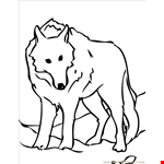 Coloring Pages White Wolf Ink (Mammals &gt; Wolf) - Free Printable  