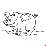 Transmissionpress Free Coloring Kids Quot Pig Quot Animal To Print  