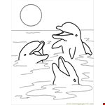 Coloring Pages Dolphin Coloring Page  (Mammals &gt; Dolphin)  Free  