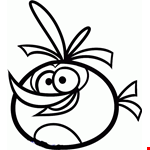 Angry Bird Coloring Page