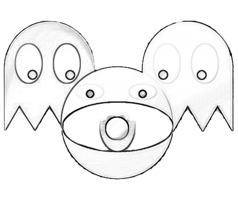 pac man coloring page