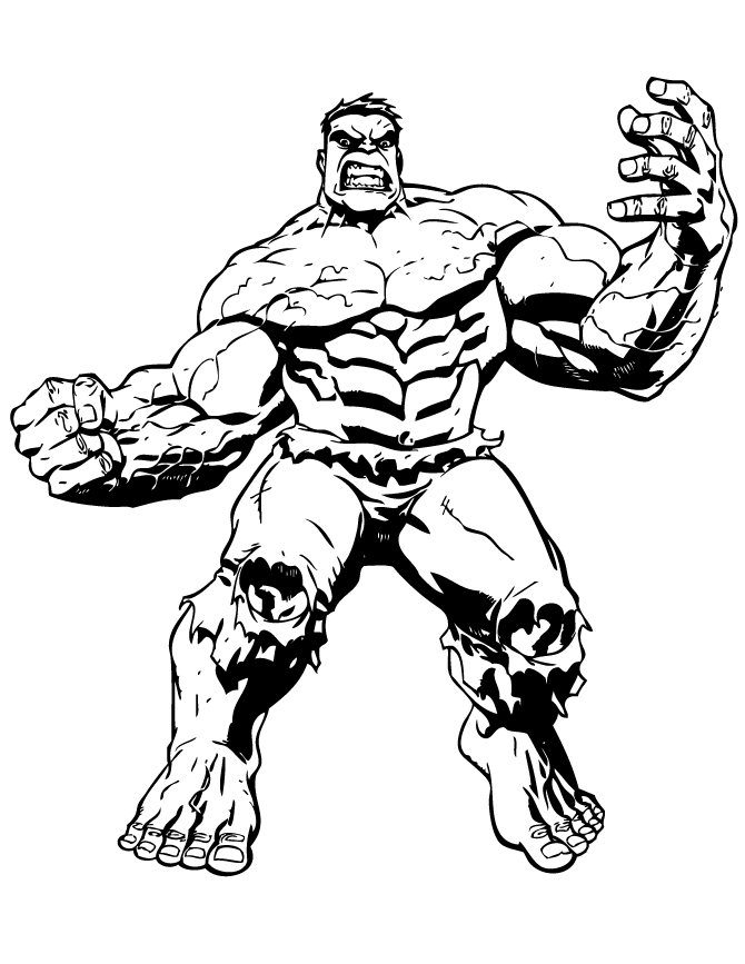 free printable incredible hulk coloring pages | h &amp; m coloring pages