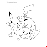 Electric Pokemon Coloring Page
