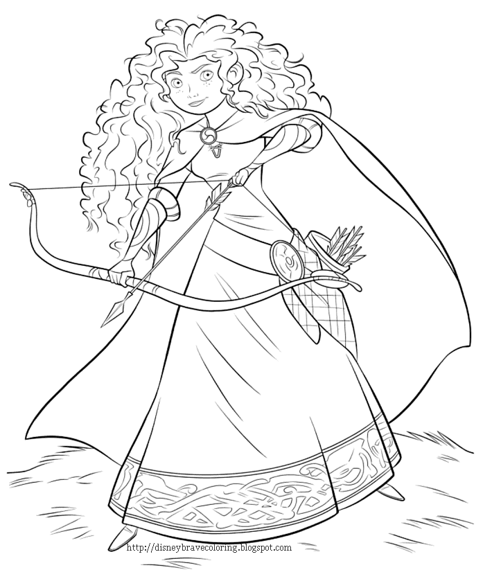 brave coloring page | free coloring pages