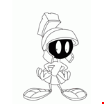 Looney Tunes Marvin The Martian Clipart Book