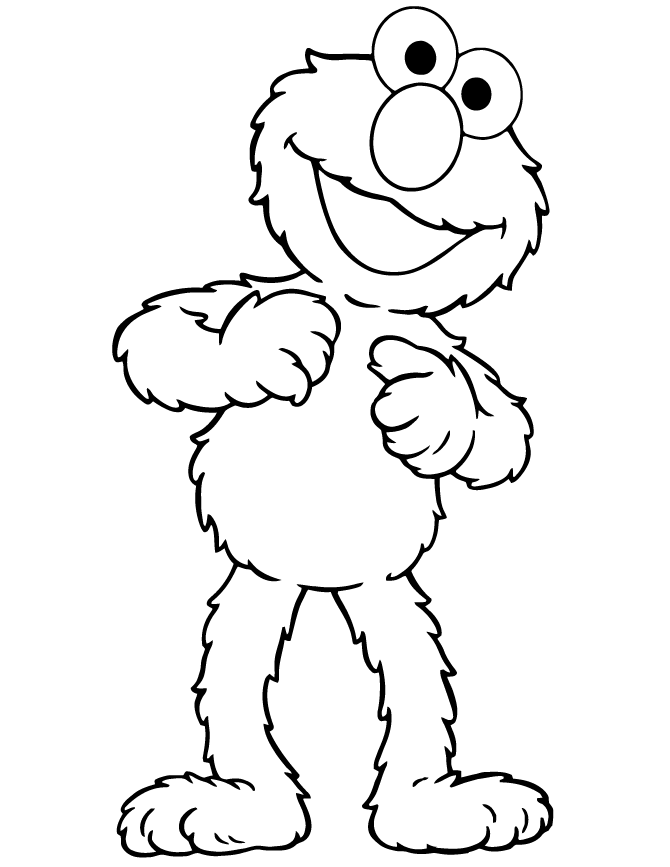 elmo coloring pages