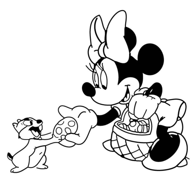 mickey mouse colouring page