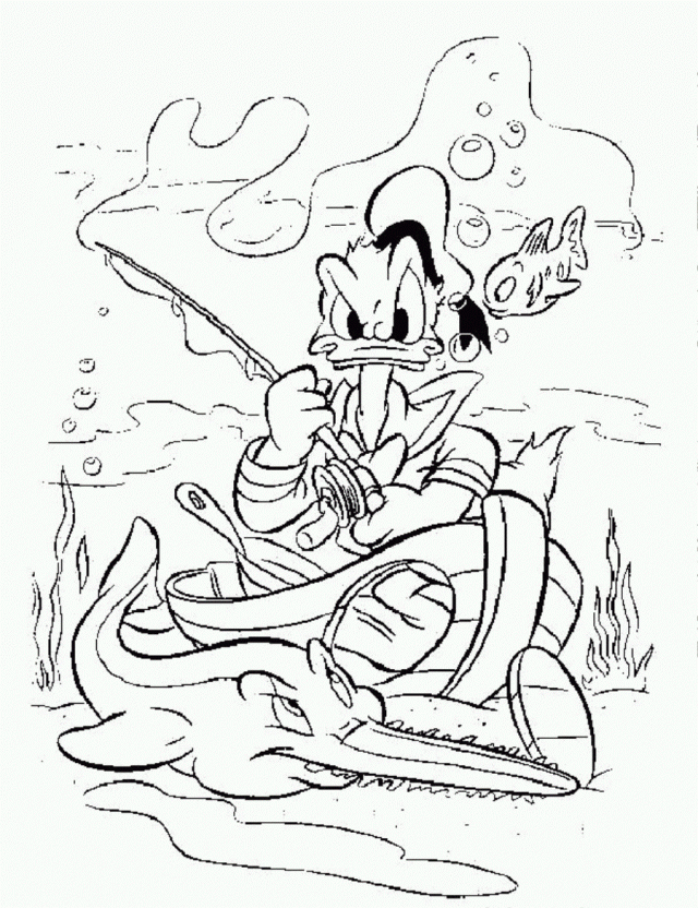 print or download donald duck free printable coloring pages no 1 