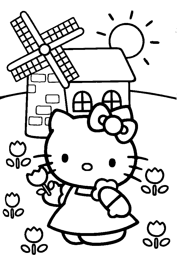 hello kitty drawing book