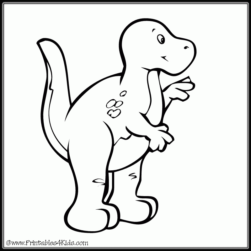 free activity printable colouring pages â€“ little dinosaurs