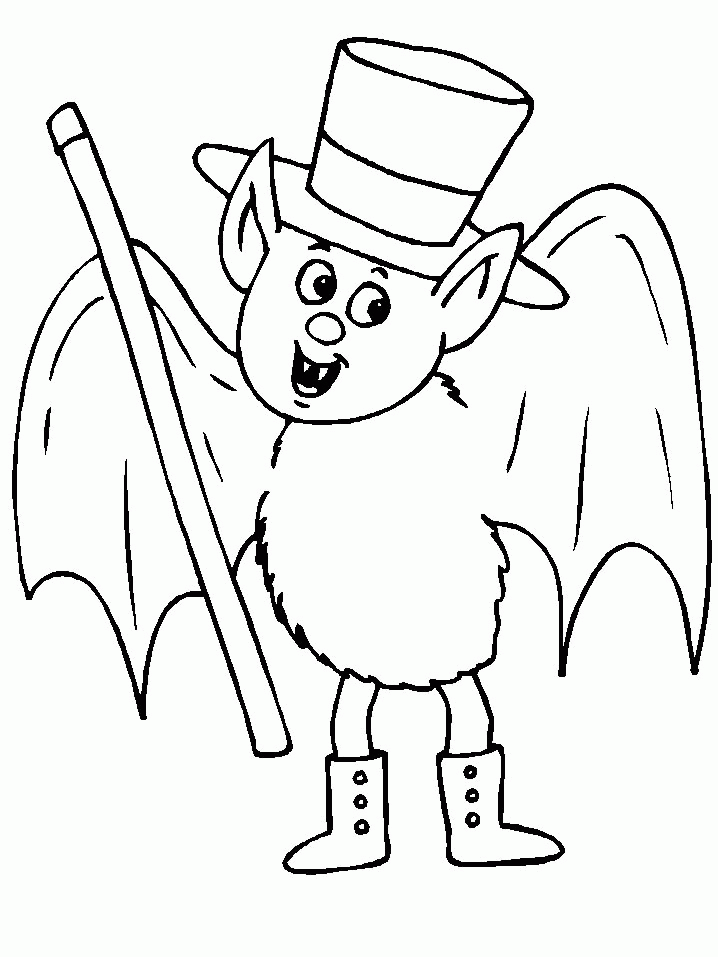 coloring page - bat coloring pages 5