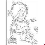 Glass Slipper Coloring Page