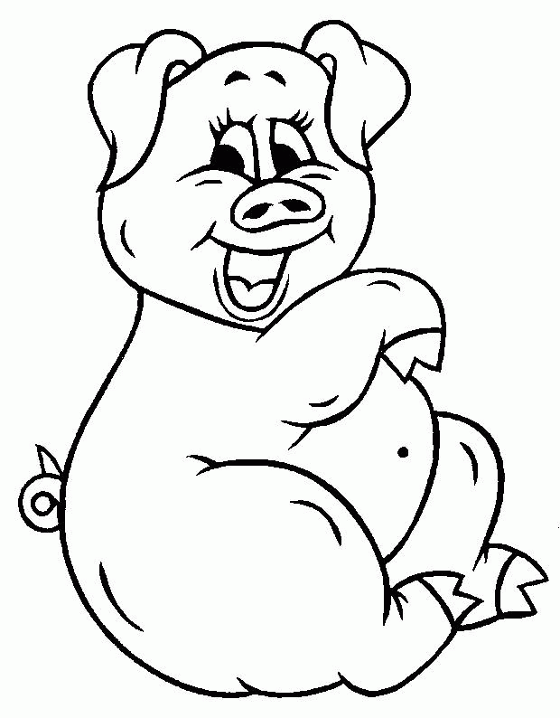 pig-coloring-pages-1024ã—984 | coloring ws
