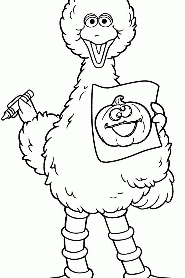 big bird coloring pages | download free printable coloring pages