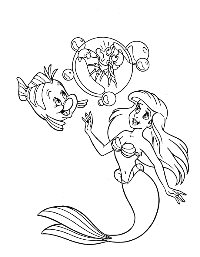 little mermaid coloring pages | coloringmates.