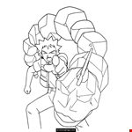 Onix Coloring Page