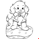 Puppy Coloring | Coloring Picture HD For Kids | Ã—  